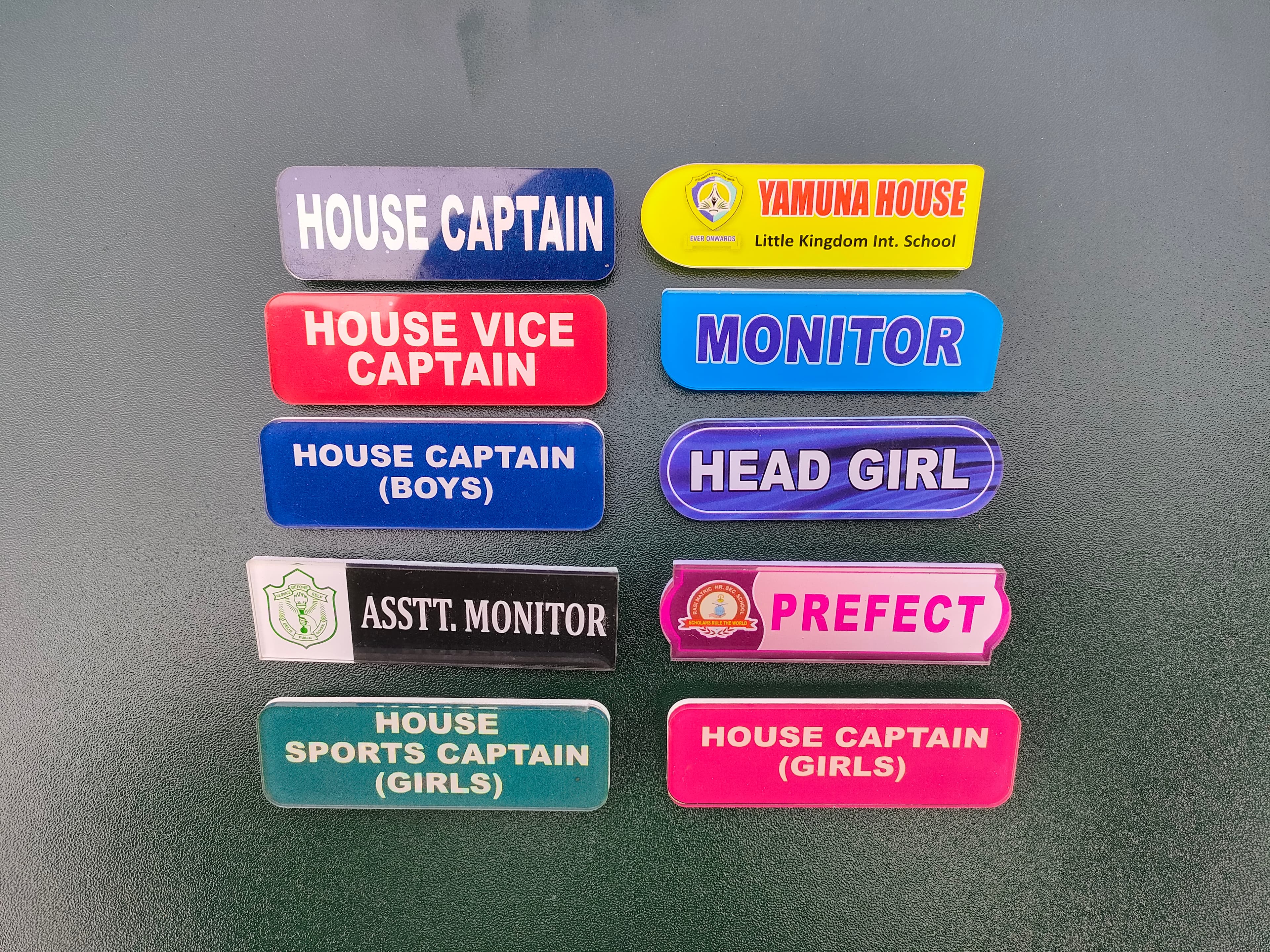Precision Laser Cut Shape Badge