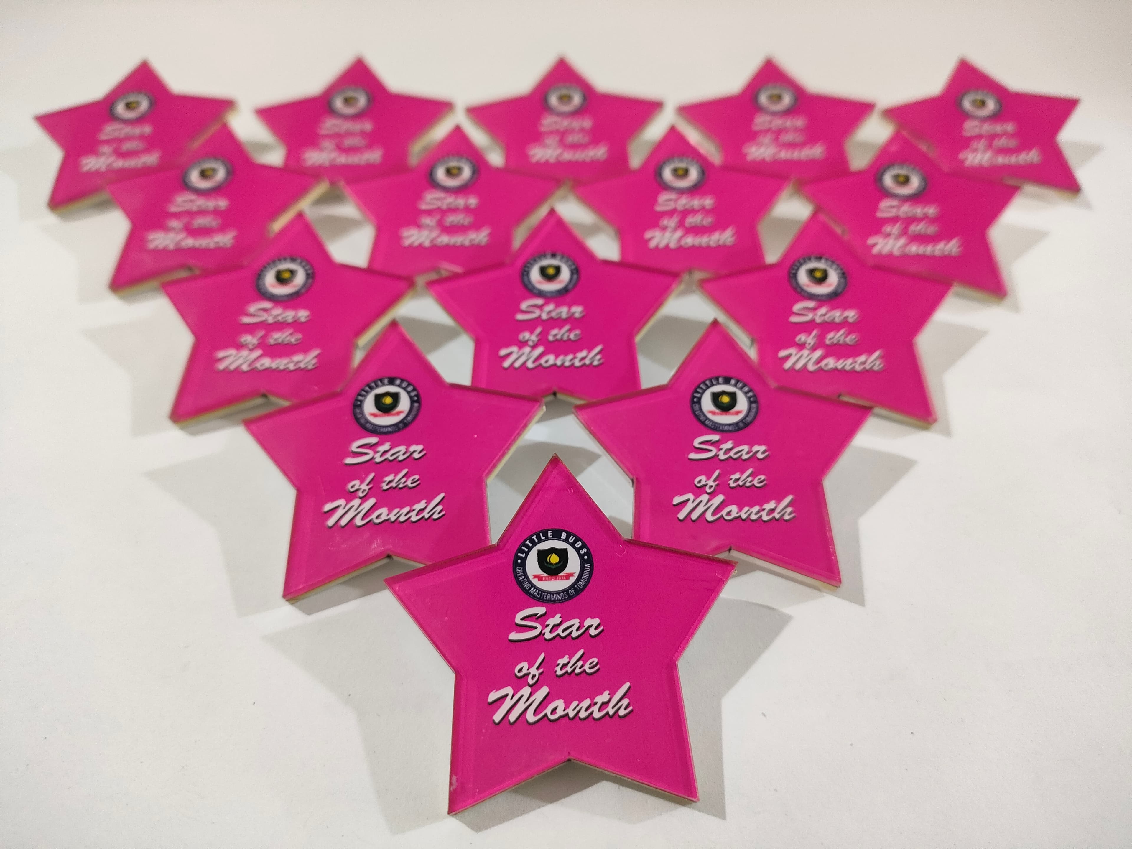 Double-Layer 3D Acrylic Badge