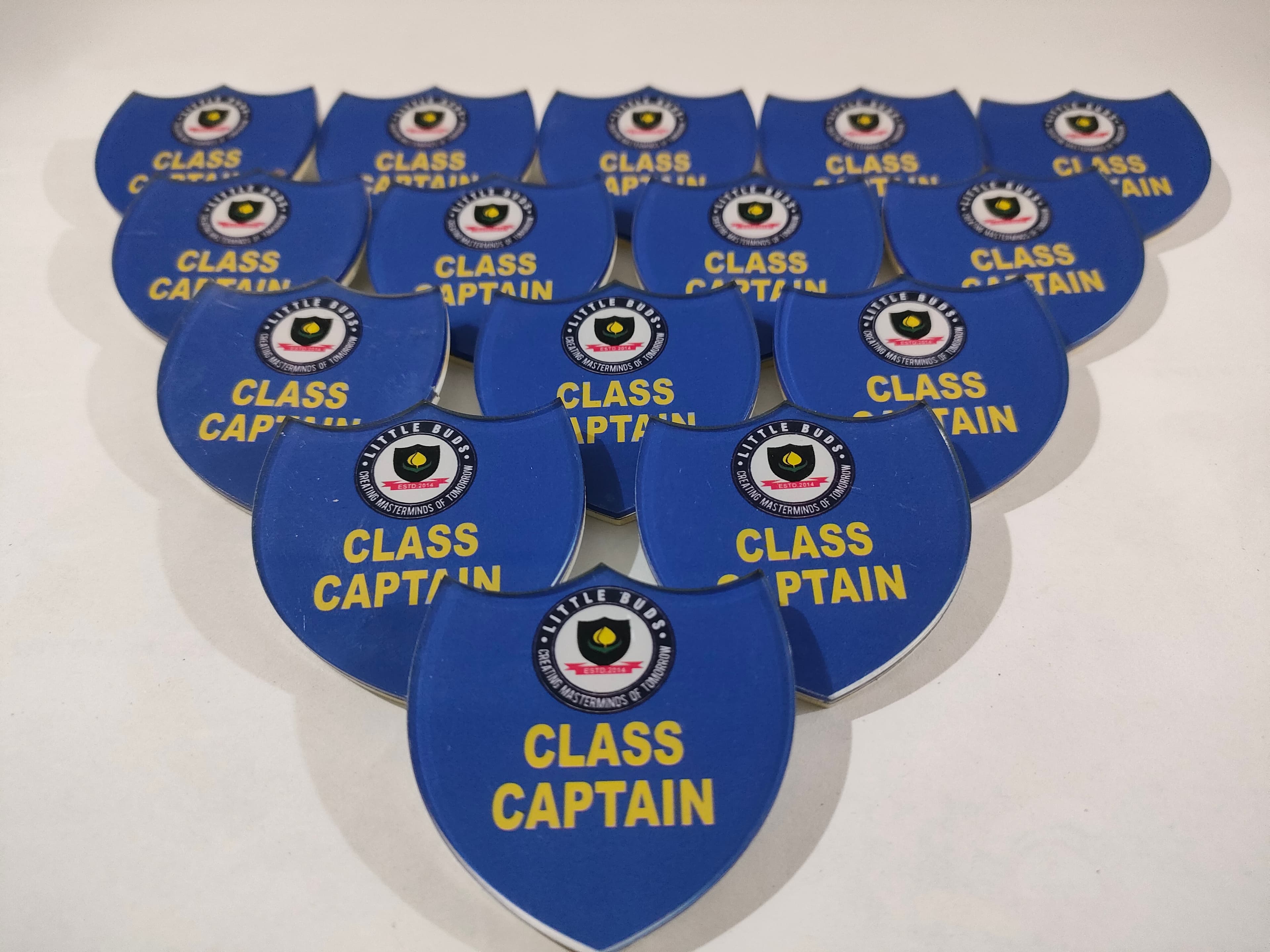 VIP Executive Gold Border Acrylic Badge