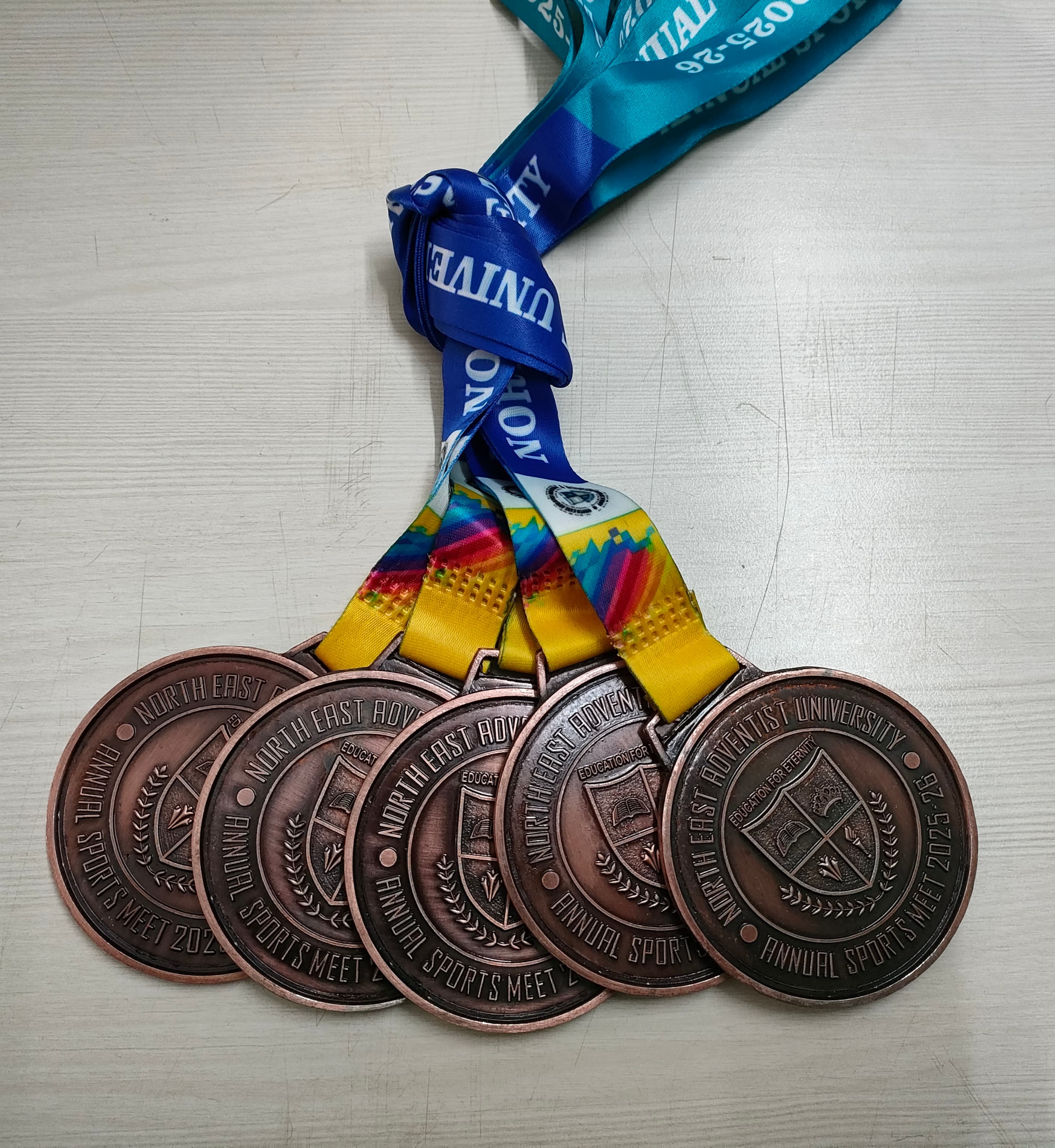Antique Silver Institutional Award Medal