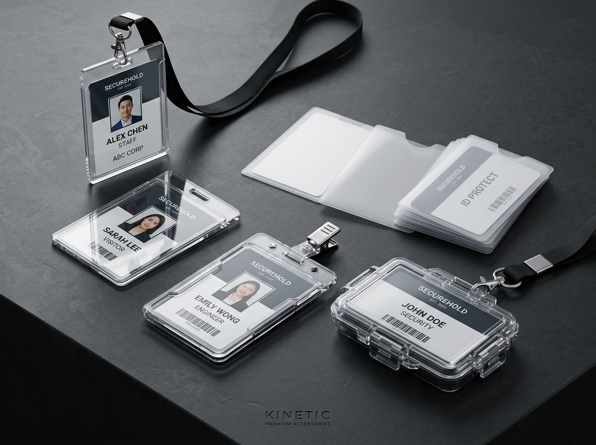 ID Card Holders Crystal Clear Hard Acrylic and Polycarbonate ID Card Badge Holders in Your City