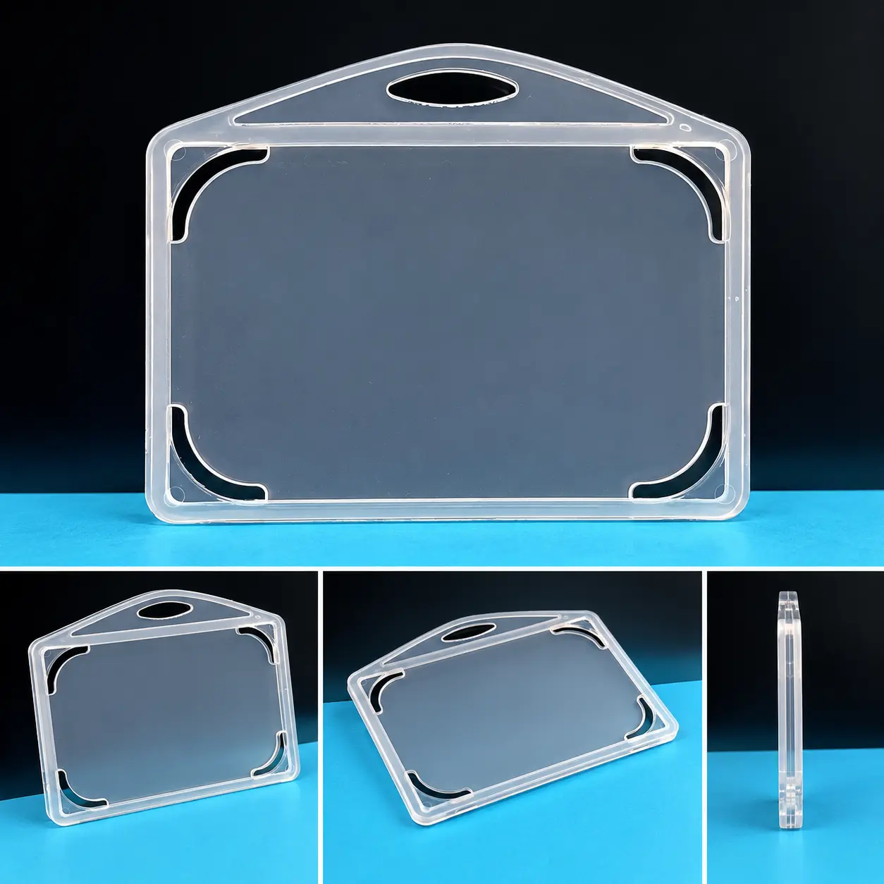 H-2 Horizontal 4-Side Lock ID Card Holder