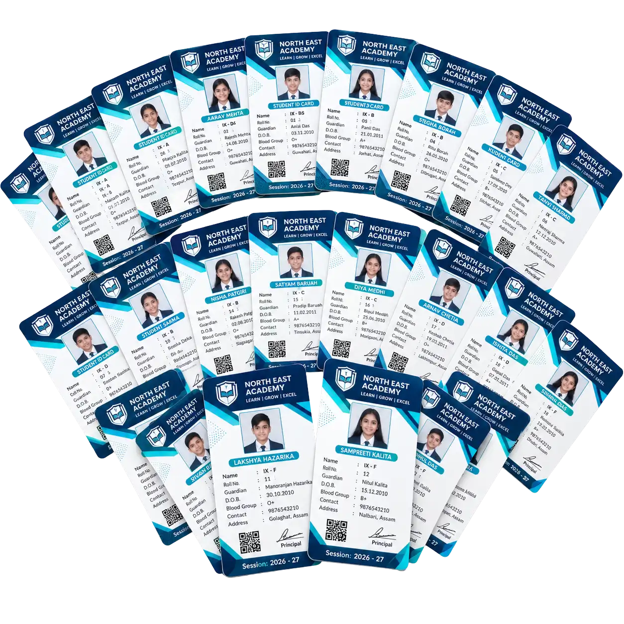 High-Definition 300 DPI Sublimation Custom PVC ID card printing with high definition dye-sublimation by IDGen