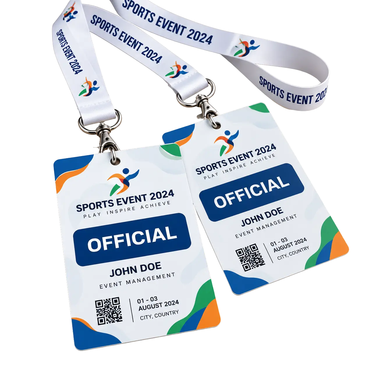 Color-Coded Attendee Categories Color-coded attendee categories for Delegate Speaker VIP Organizer and Sponsor