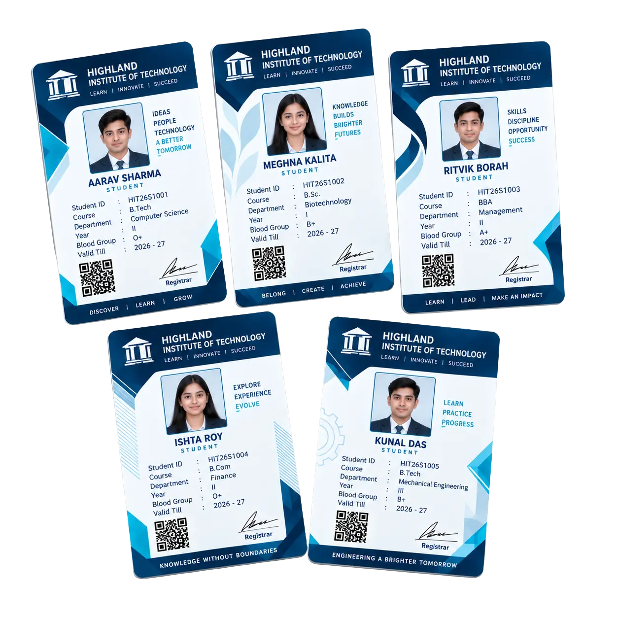 30-Mil CR80 Virgin White Core Cards IDGen CR80 30-mil virgin PVC cards for student and corporate identification